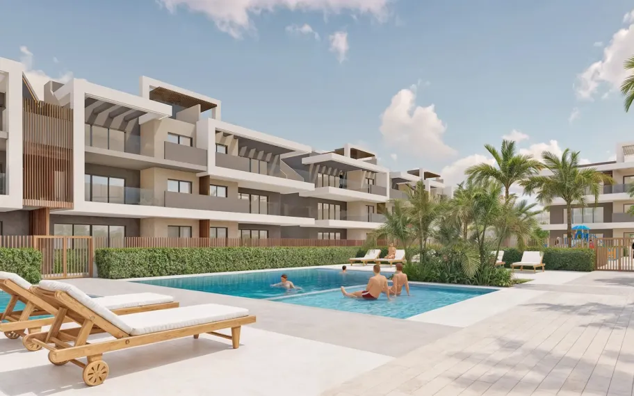 Penthouse à vendre avec vue sur la mer, à seulement 100 mètres de la mer à Torre de la Horadada