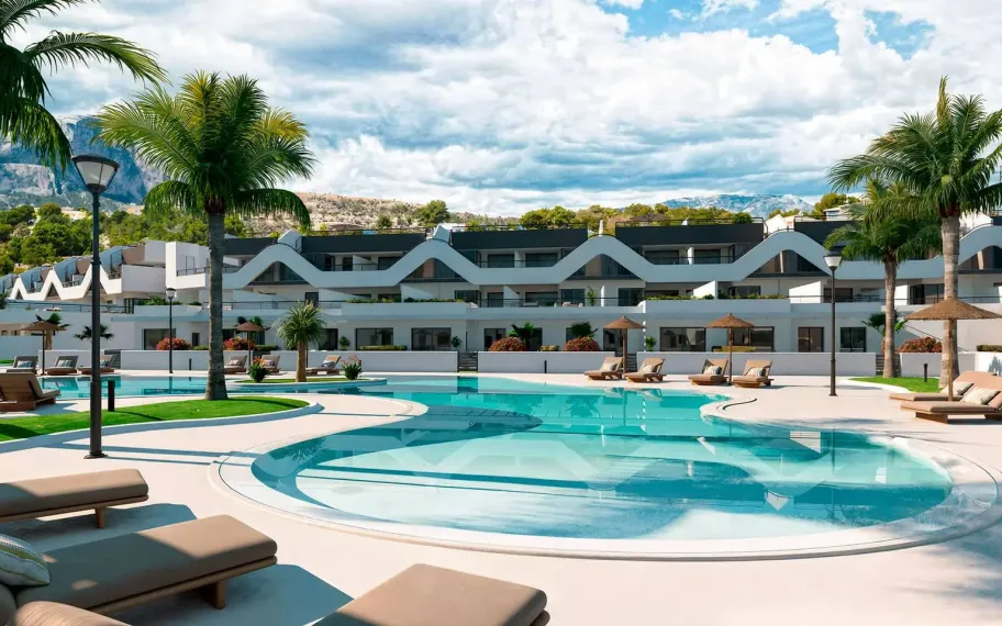 Penthouse met 2 slaapkamers en ruim dakterras te koop in Alfaz del Pi