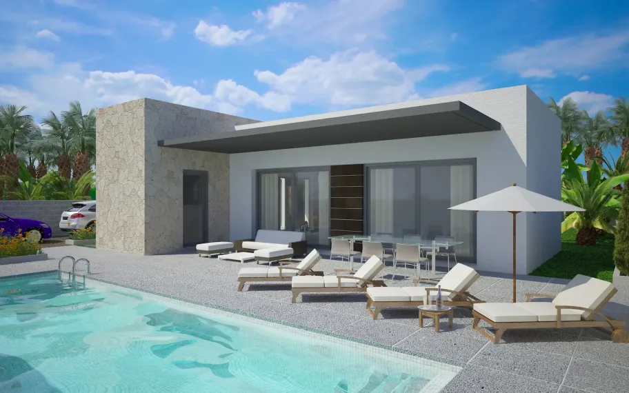 Neubauvilla zum Verkauf in Benijófar mit privatem Pool