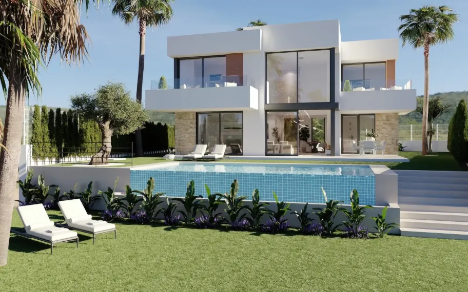 Villa with 4 bedrooms and sea views for sale in Sierra Cortina, Finestrat