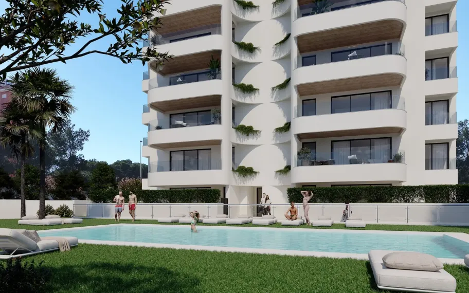 Apartment with spacious terrace for sale in Guardamar del Segura