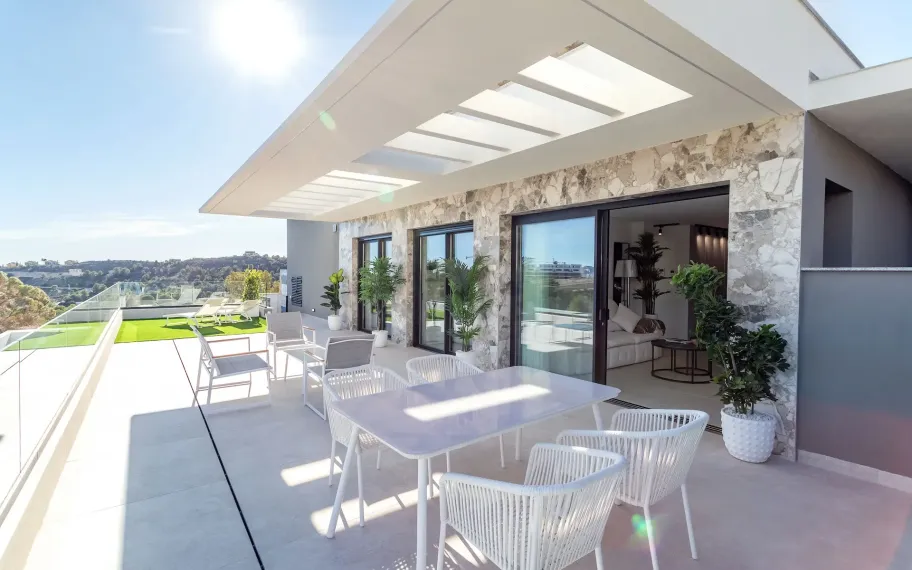 Wohnung mit spektakulärem Meerblick zum Verkauf in Balcon de Finestrat