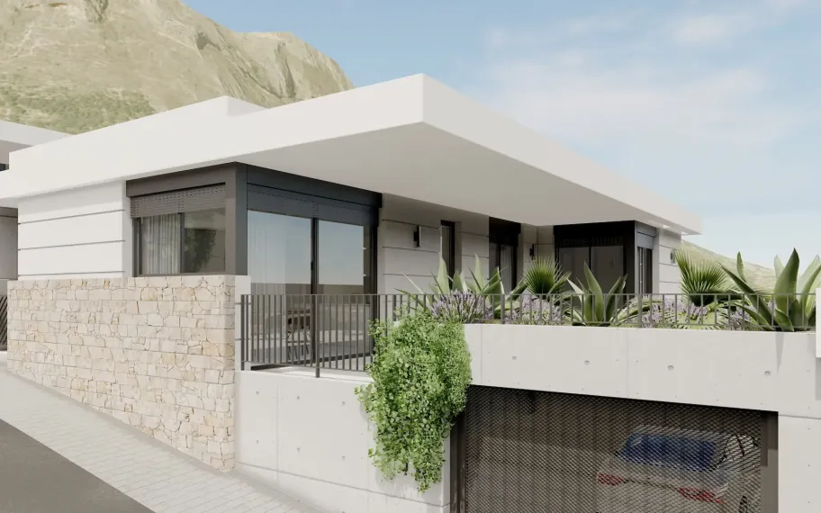 Villa mit 3 Schlafzimmern und Panoramablick in Polop