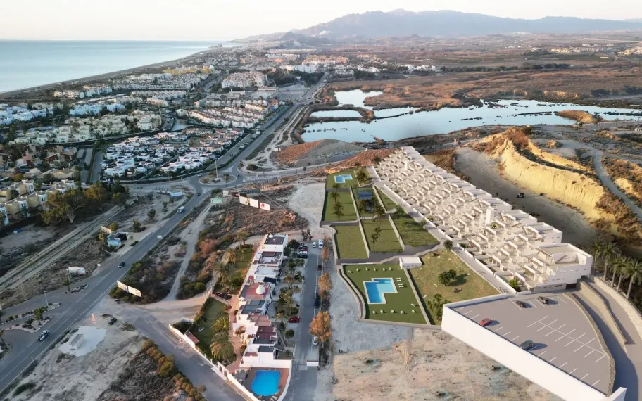 FULLY FURNISHED! Penthouse with 2 bedrooms and sea views in Vera