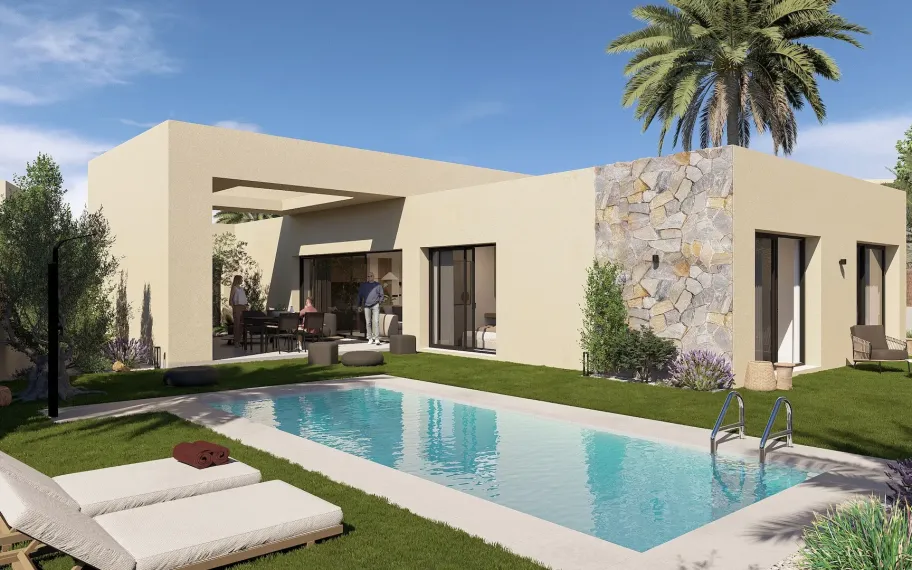 Modern villa with 3 bedrooms for sale in Altaona Golf, Murcia