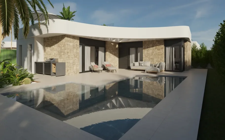 Modern villa for sale in La Herrada, Los Montesinos