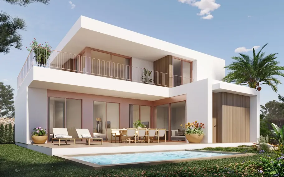 Detached villa with 4 bedrooms and private pool for sale in Vistabella Golf Resort