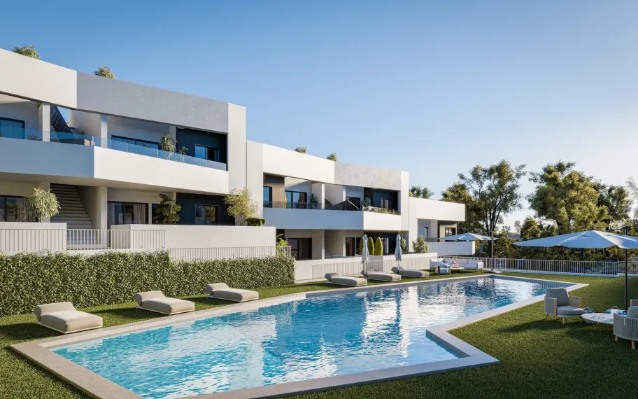 Apartments for sale with 2 bedrooms and garden in San Miguel de Salinas