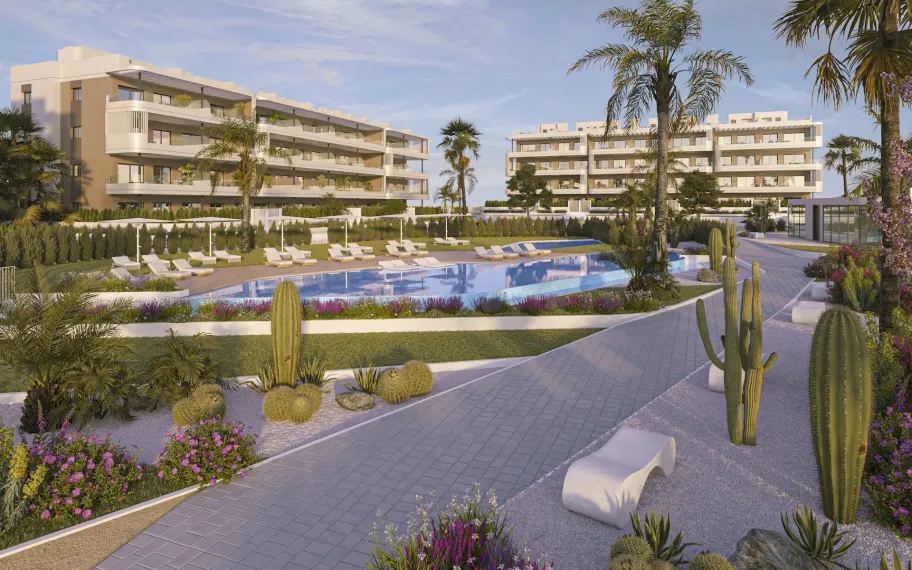 Penthouse met 3 slaapkamers en solarium te koop in Torrevieja