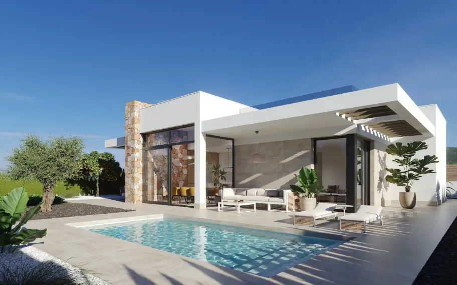 Villa mit 3 Schlafzimmern und Solarium zum Verkauf im Hacienda del Álamo Golf Resort