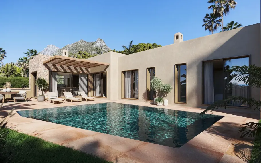 Villa de luxe exclusive à vendre à Jávea, alliant un design raffiné et l'élégance méditerranéenne.