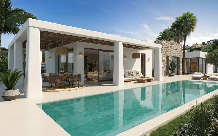 Villa de style ibiza avec 4 chambres à vendre à Javea