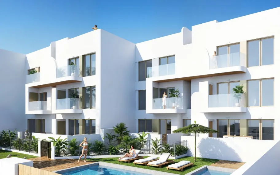 Wohnung mit 2 Schlafzimmern zum Verkauf in Los Alcázares