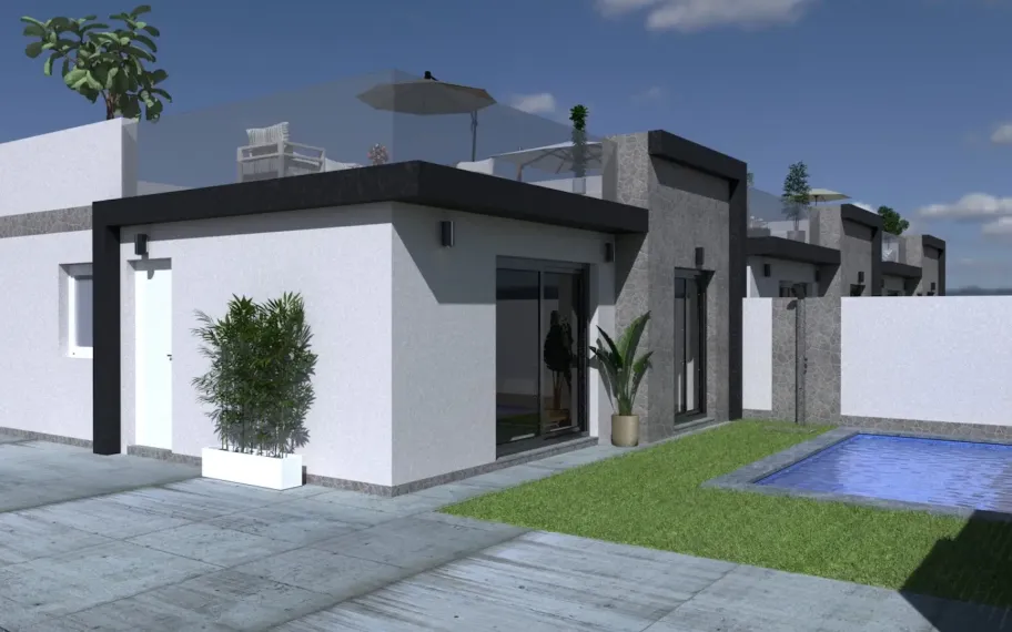 Modern 3-bedroom villa for sale in Balsicas, Torre-Pacheco