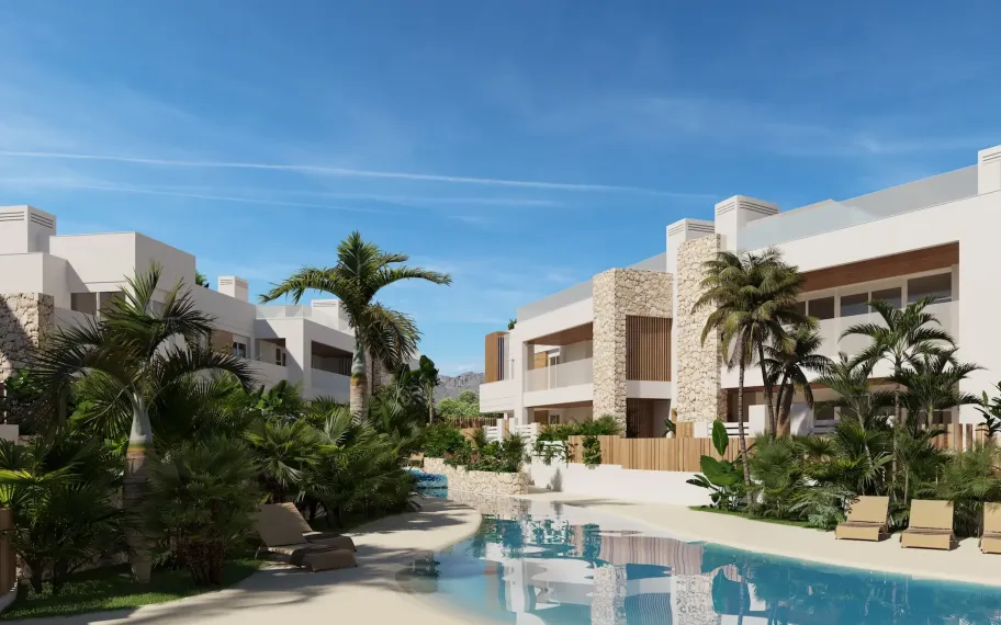 Bungalow-Penthouse mit Solarium zum Verkauf in Mar de Pulpí