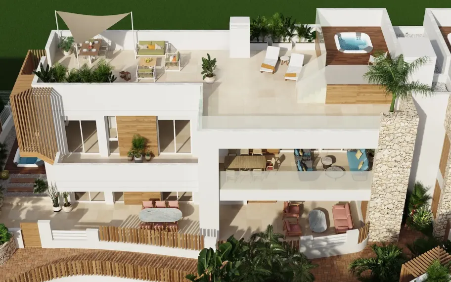 Neubau-Bungalow-Wohnung in Mar de Pulpí zu verkaufen