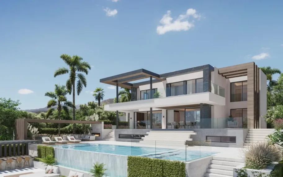 Exclusive complex with stunning views of the golf course and the sea in Mijas