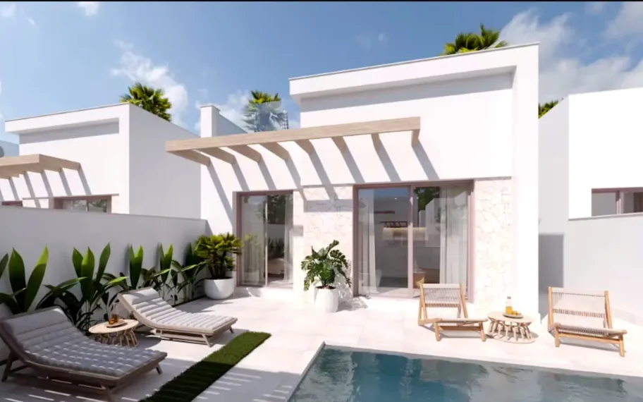 Moderne Villa mit 2 Schlafzimmern in Roldán zu verkaufen