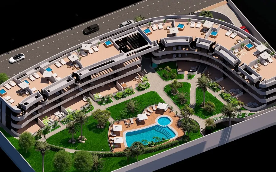 Moderne Wohnung mit 2 Schlafzimmern in Los Alcázares zu verkaufen