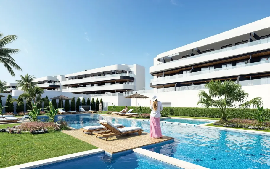 Penthouse mit 2 Schlafzimmern zu verkaufen in Serena Golf, Los Alcázares