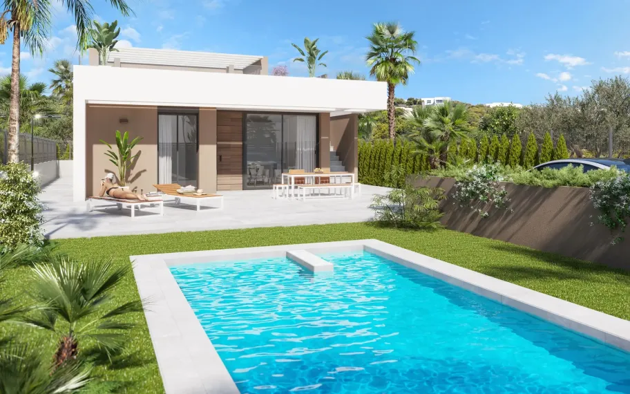 Villa de 3 chambres avec piscine privée à vendre à Vera Playa