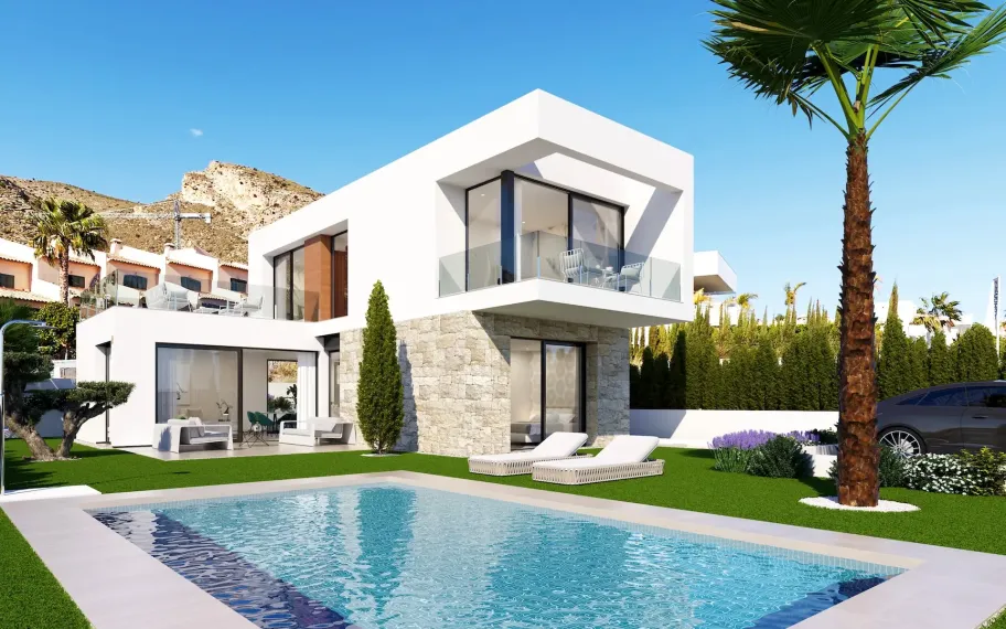 Villa avec 3 chambres et vue sur la mer à vendre à Sierra Cortina, Finestrat
