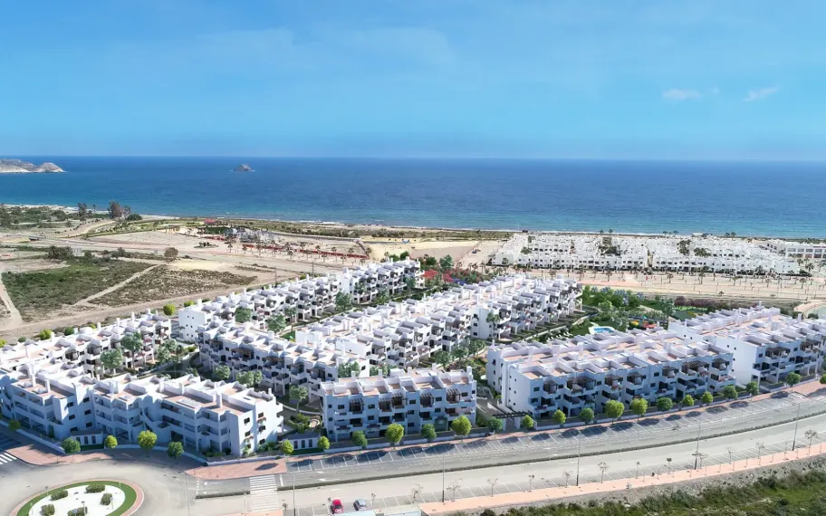 Strandappartement met terras of tuin bij Playa Los Nardos, Pulpi