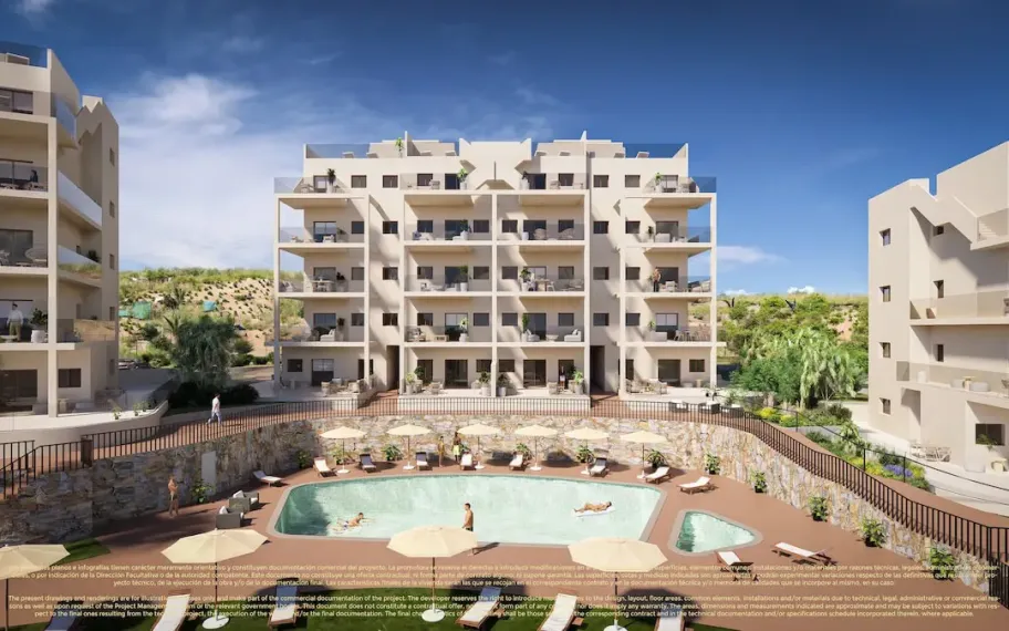 Appartements élégants de 3 chambres à vendre à Corvera Hills Golf