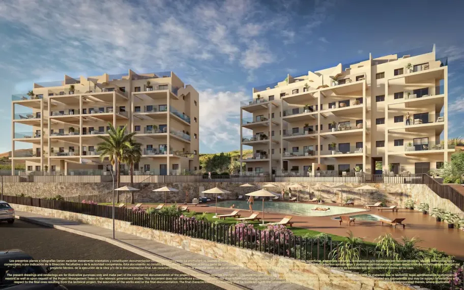 Penthouse de luxe de 2 chambres à vendre à Corvera Hills Golf