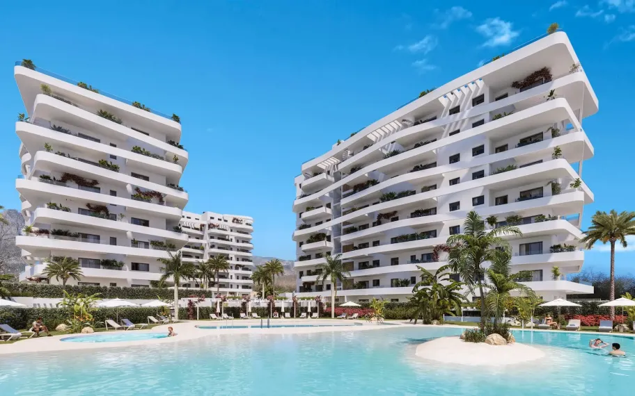 Appartement de luxe avec 2 chambres à Villajoyosa