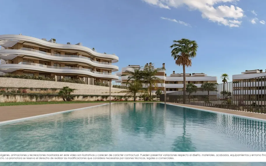 Apartment with 3 bedrooms and sea views for sale in Finestrat