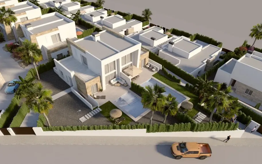Semi-detached villa with basement for sale in La Finca Golf, Algorfa