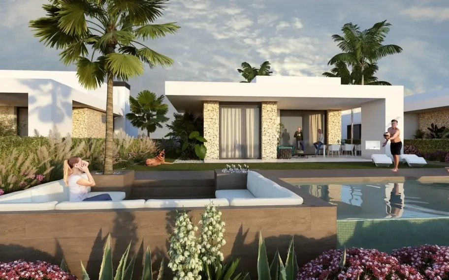 Villa design à vendre à La Finca Golf à Algorfa