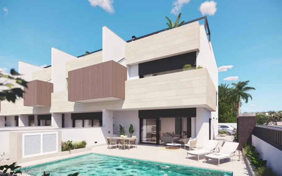 Boutique-project met woningen met privézwembad in Pilar de la Horadada