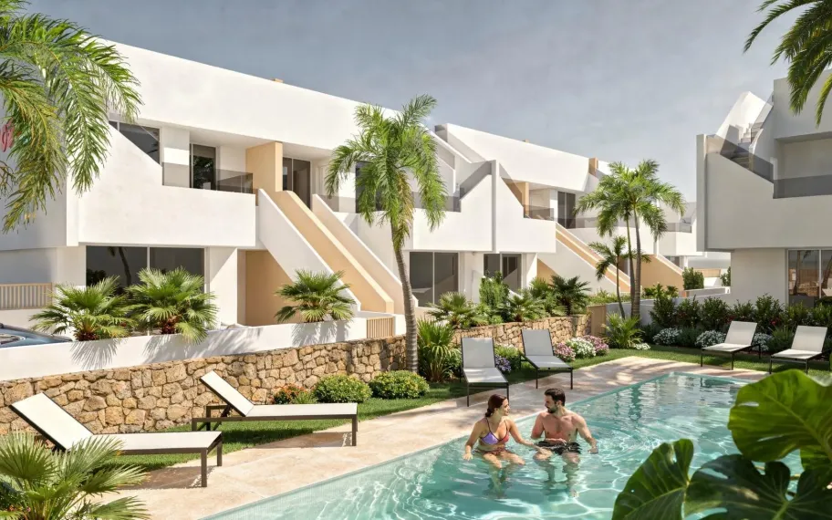 Nieuwbouw Bungalows in Pilar de la Horadada dichtbij het strand en het stadscentrum