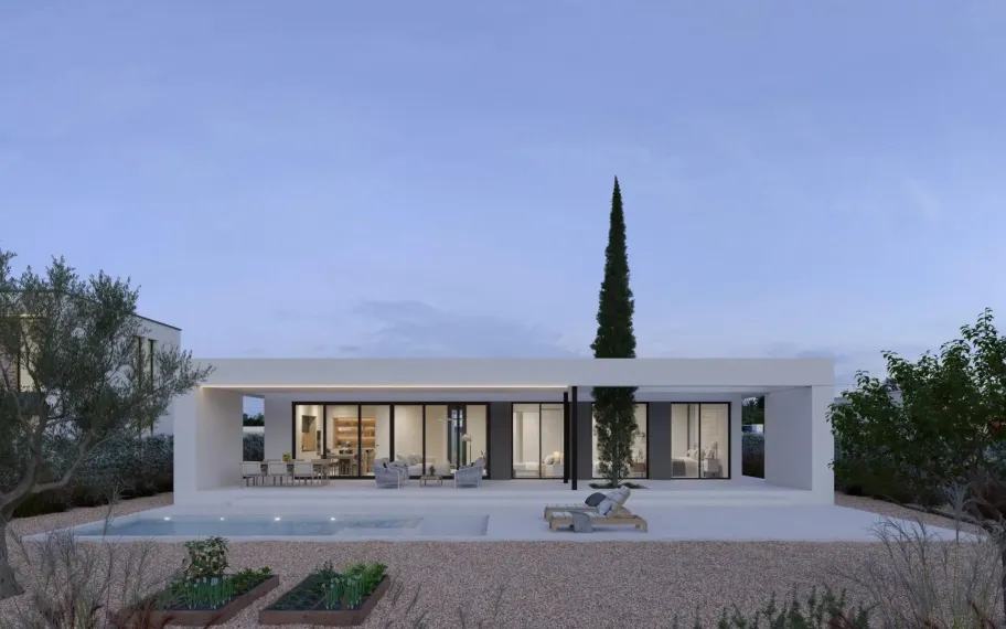 Exklusive Golfvillen in erster Meereslinie in Hacienda del Álamo, Costa Cálida