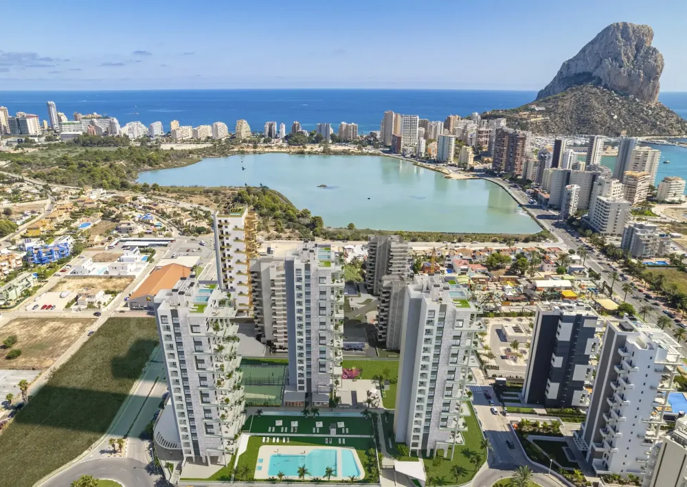 Modern apartments for sale in Calpe near the sea