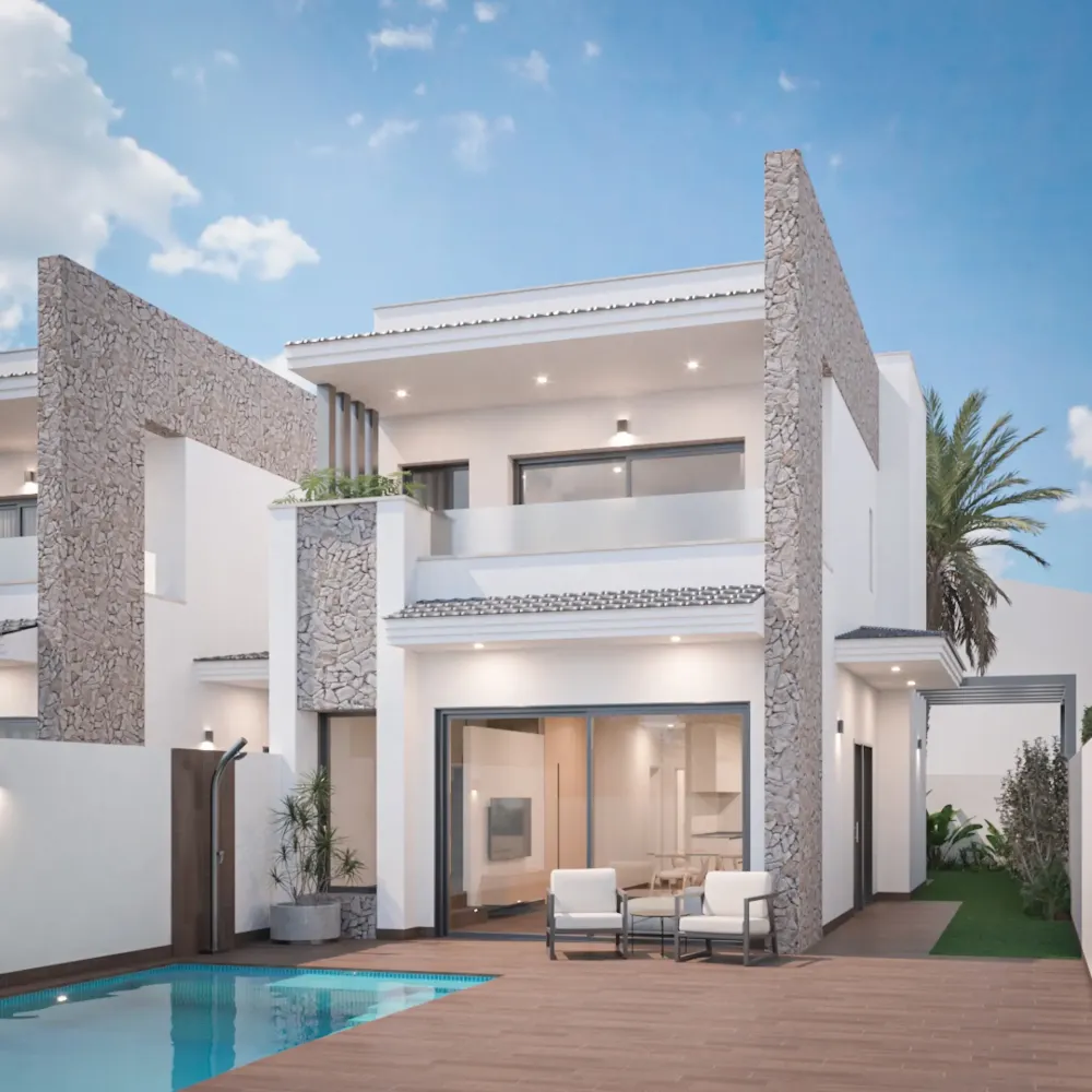 Villas avec piscine privée à vendre à San Pedro del Pinatar