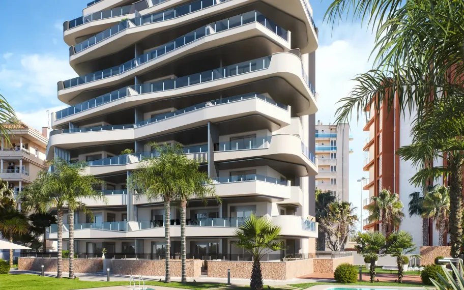 Apartments and penthouses with panoramic views in Guardamar del Segura