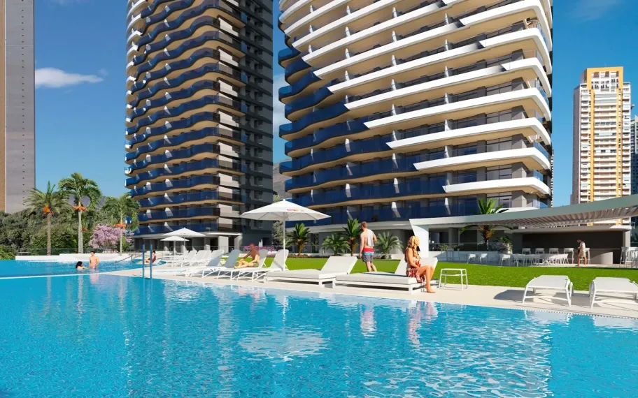 Exclusive new apartments 50m from Poniente Beach, Benidorm