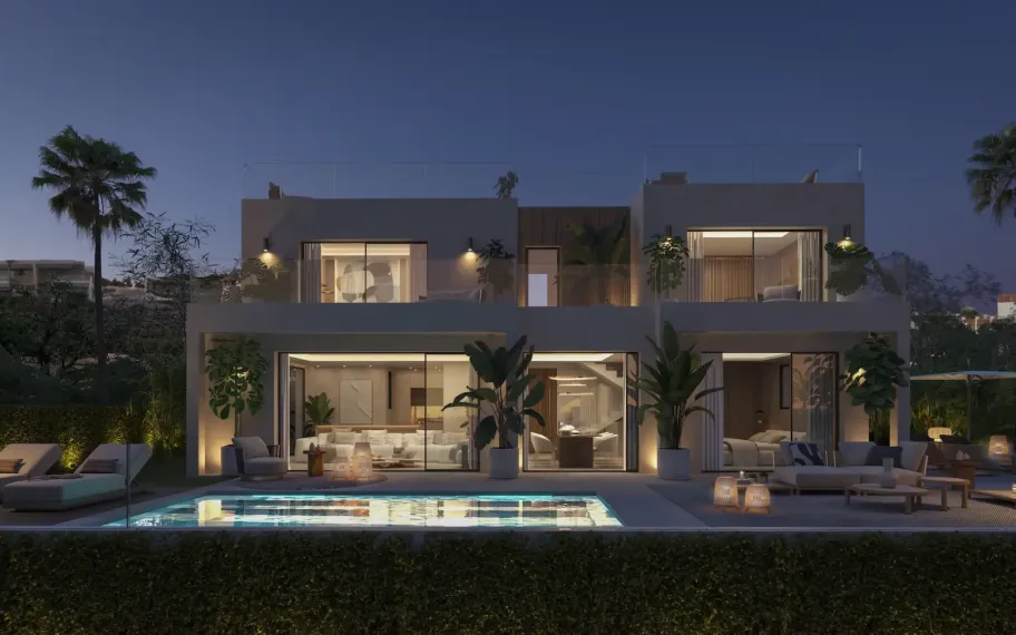3 Exclusive Independent Villas in Mijas Costa