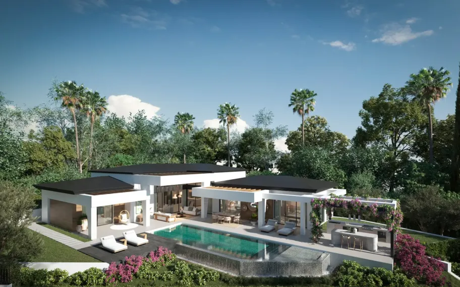 3 exclusive luxury villas in sought after location of Marbella