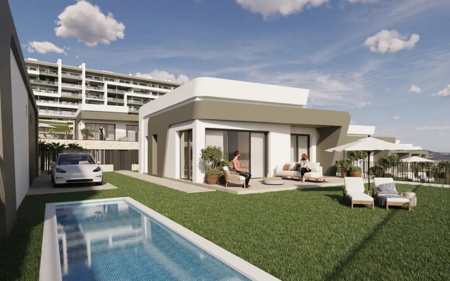 Modern villas for Sale in Mutxamel, near Golf and with Sea Views