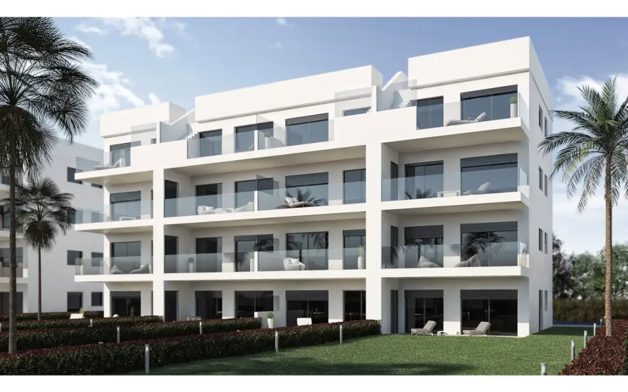 Stylish frontline golf apartments for sale in Condado de Alhama