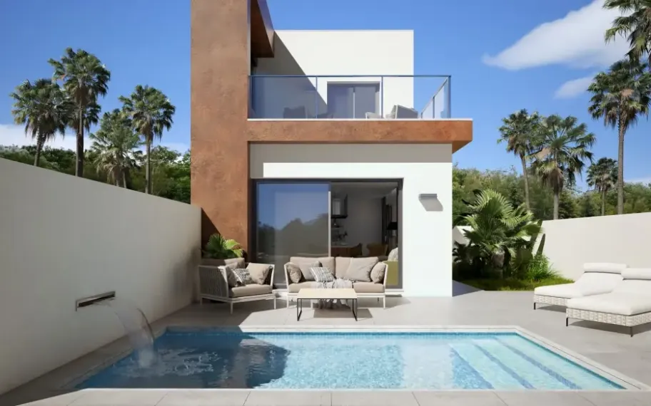 Stylish 3-Bedroom Villas in Costa Blanca with Solarium and Pool