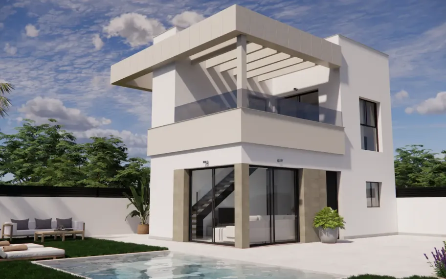 15 Luxury villas with private pool in Vistabella Golf, Orihuela
