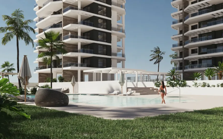 88 Exquisite apartments for sale just 200m from Calpe’s Arenal Beach