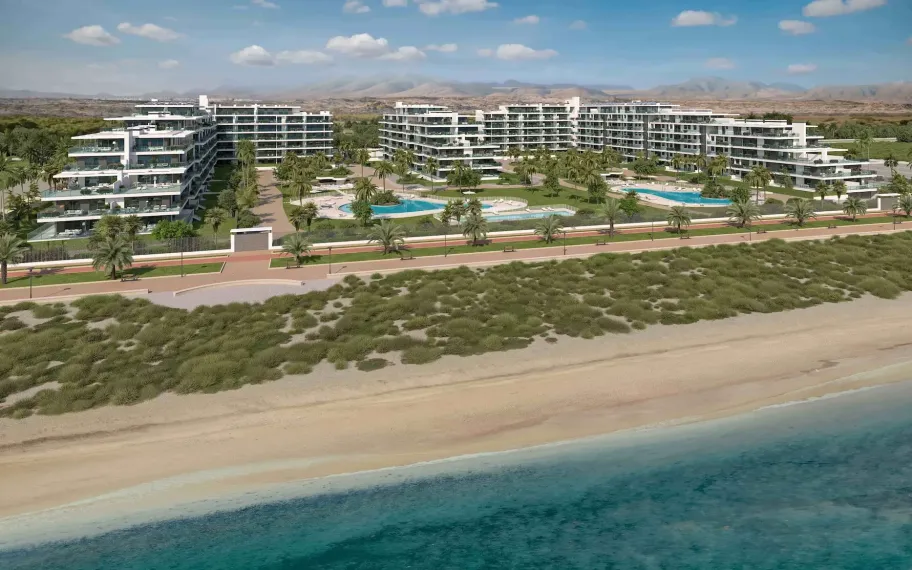 Luxury beachfront apartments for sale in Almerimar