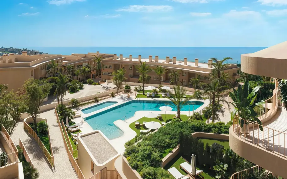 Modern apartments with sea views for sale in El Higuerón Fuengirola