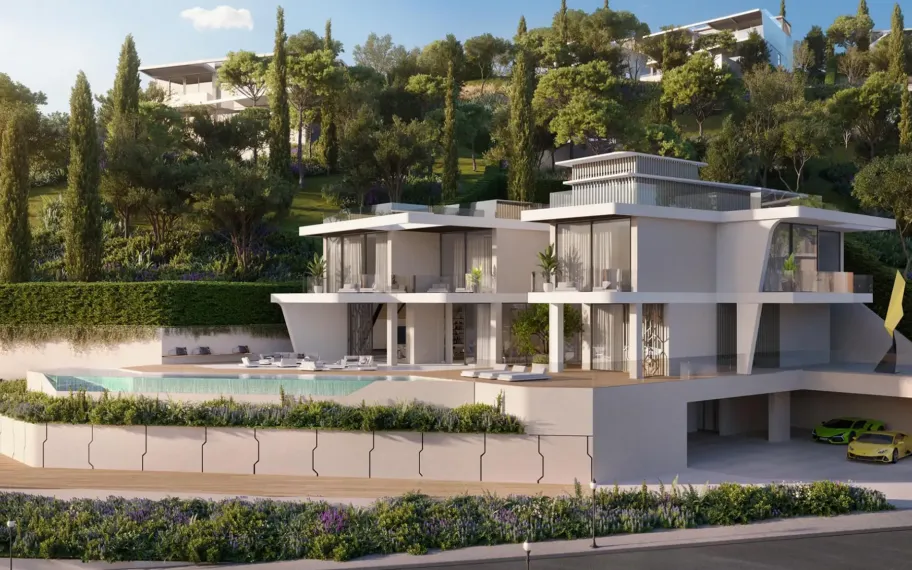 Luxury villas for sale in Benahavís with sea view